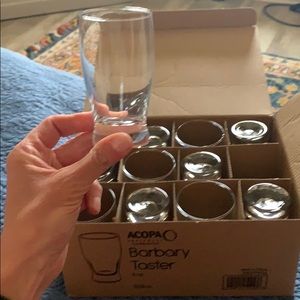 NEW set off 12 5oz taster glasses